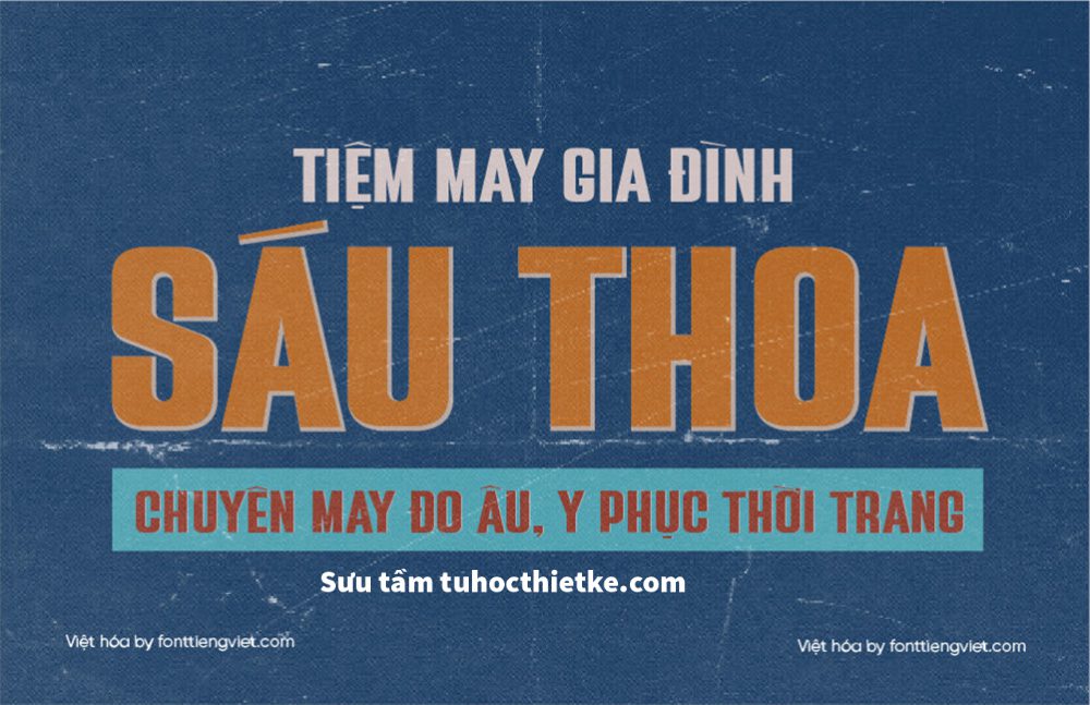 font hoài cổ việt hóa