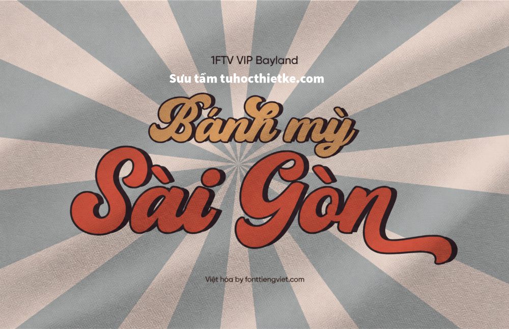font hoài cổ việt hóa