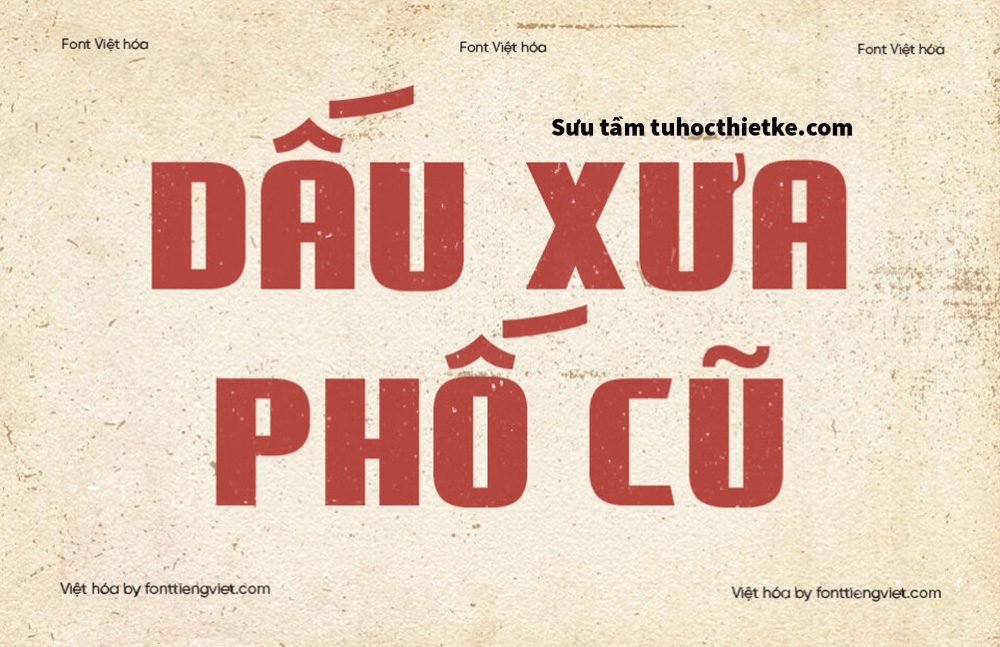 font hoài cổ việt hóa
