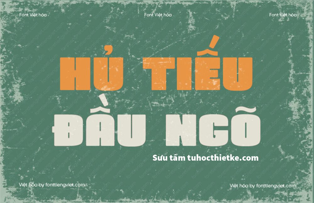 font hoài cổ việt hóa